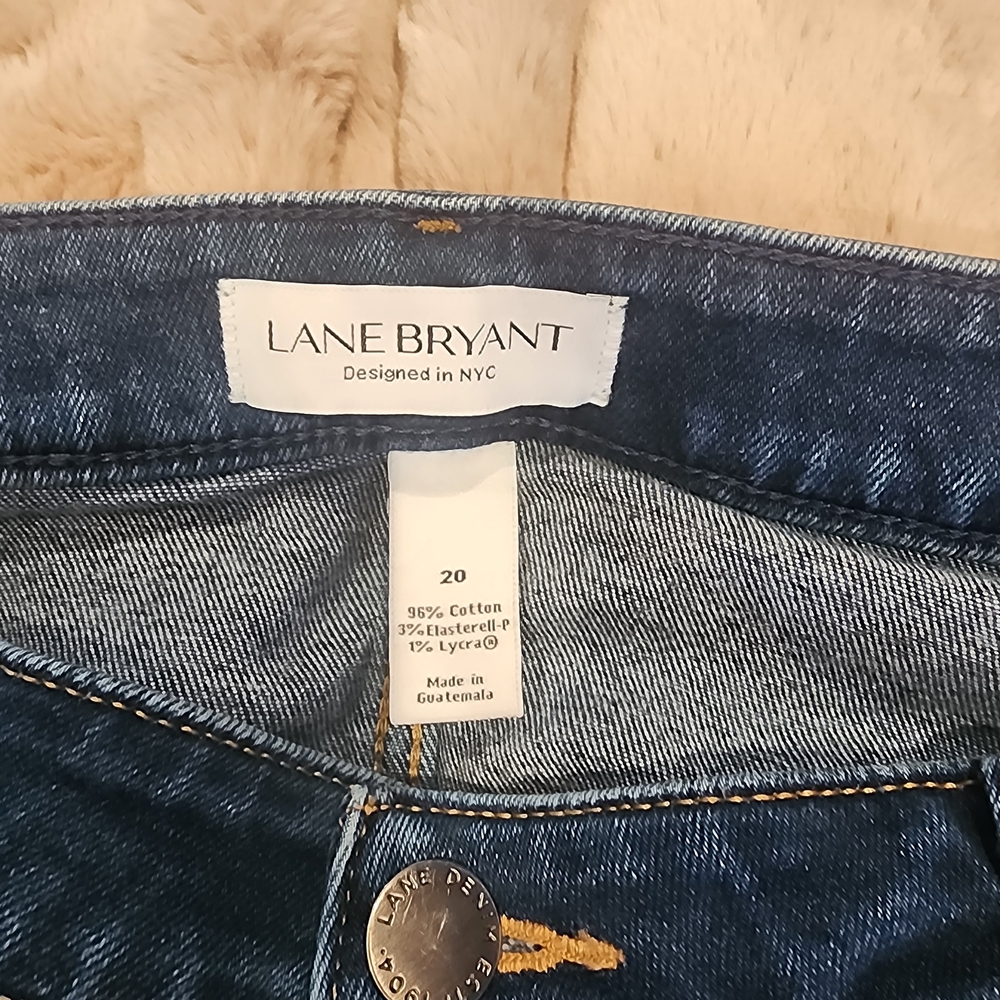 Lane Bryant Blue High Rise Jeans - Picture 2 of 5